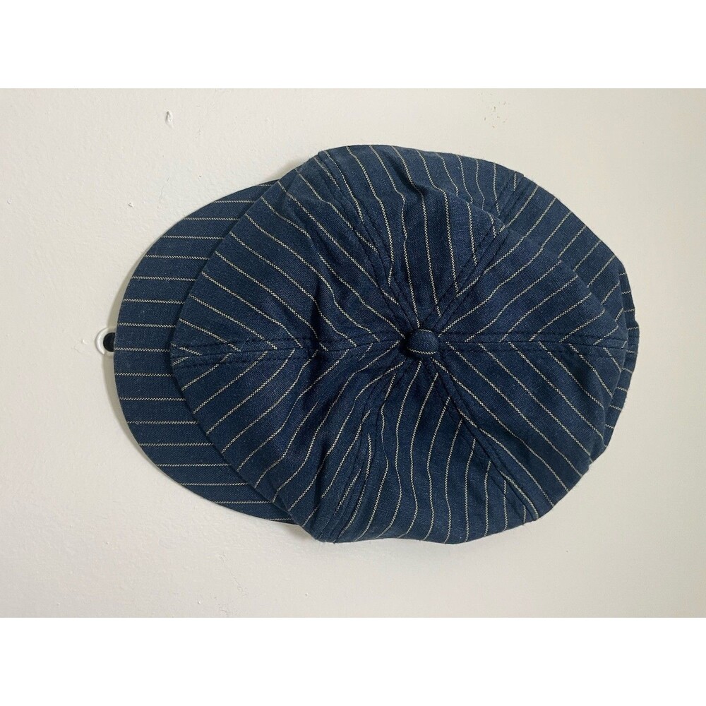Free Authority Newsboy Cap M/L Flat Pinstripe golf cabbie driver’s Hat